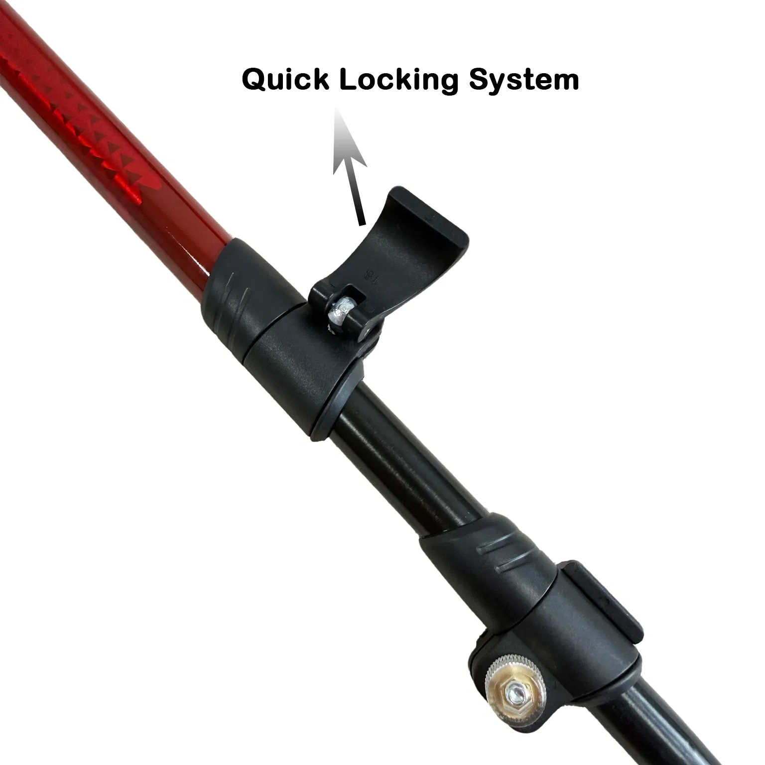 Factory Customized Alpenstock Nordic Walking Hiking Sticks 6061 Aluminum Alloy Telescopic Poles