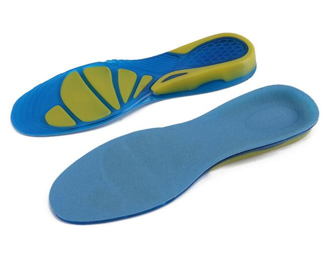 Gel Thick Soft and Comfortable Sport Full Size Insole for Shock Absorption