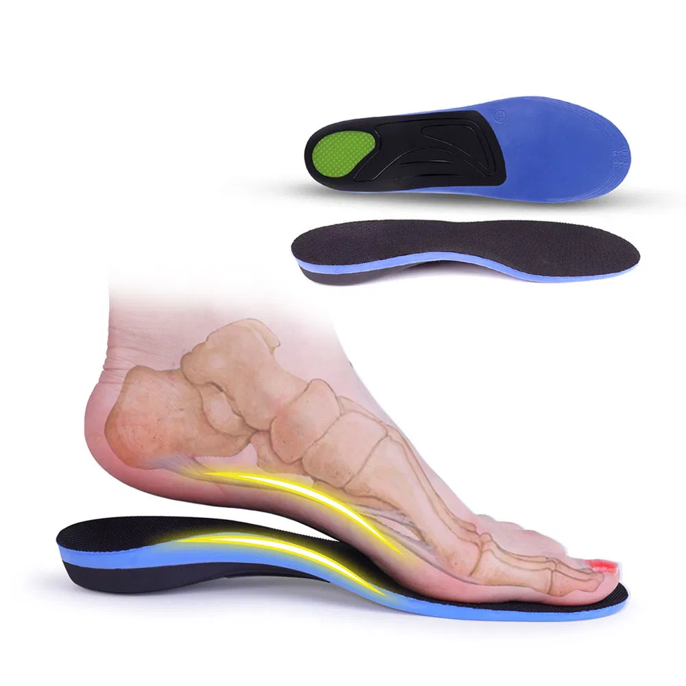 Arch Supports Plantar Feet Insoles Orthotics Inserts Relieve Flat Feet Insoles Anti Twist Golf Sports Orthopedic Insoles