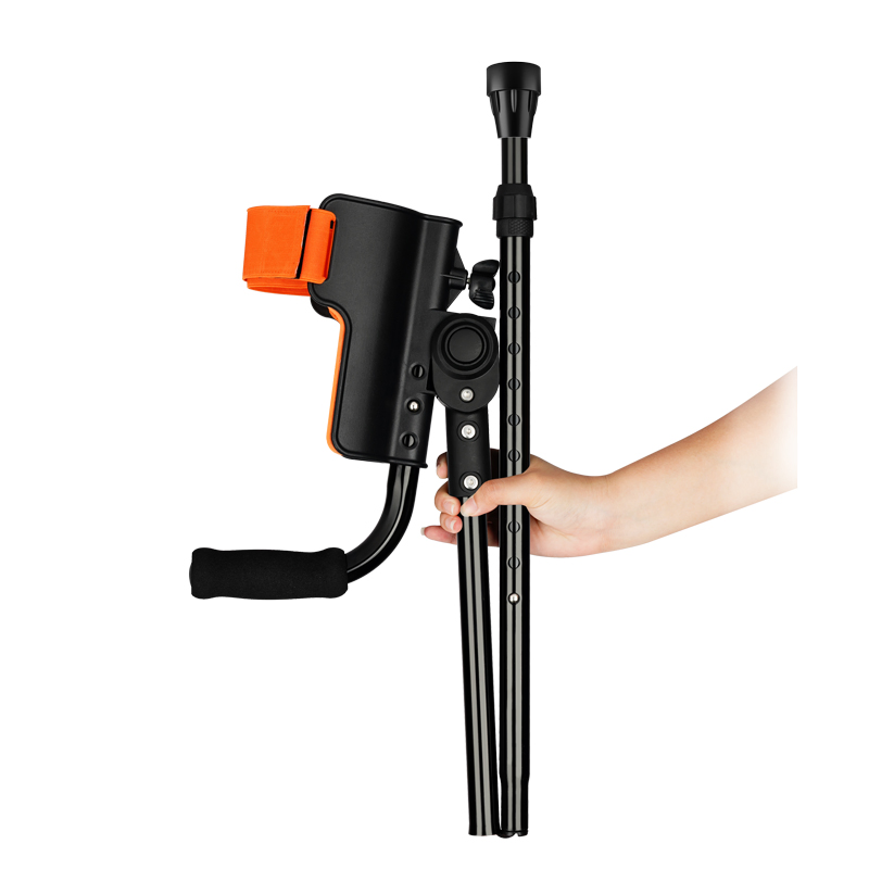 Topmedi Manufacturer Lightweight and Shock-Absorbing Aluminum Ergonomic Elbow Crutch