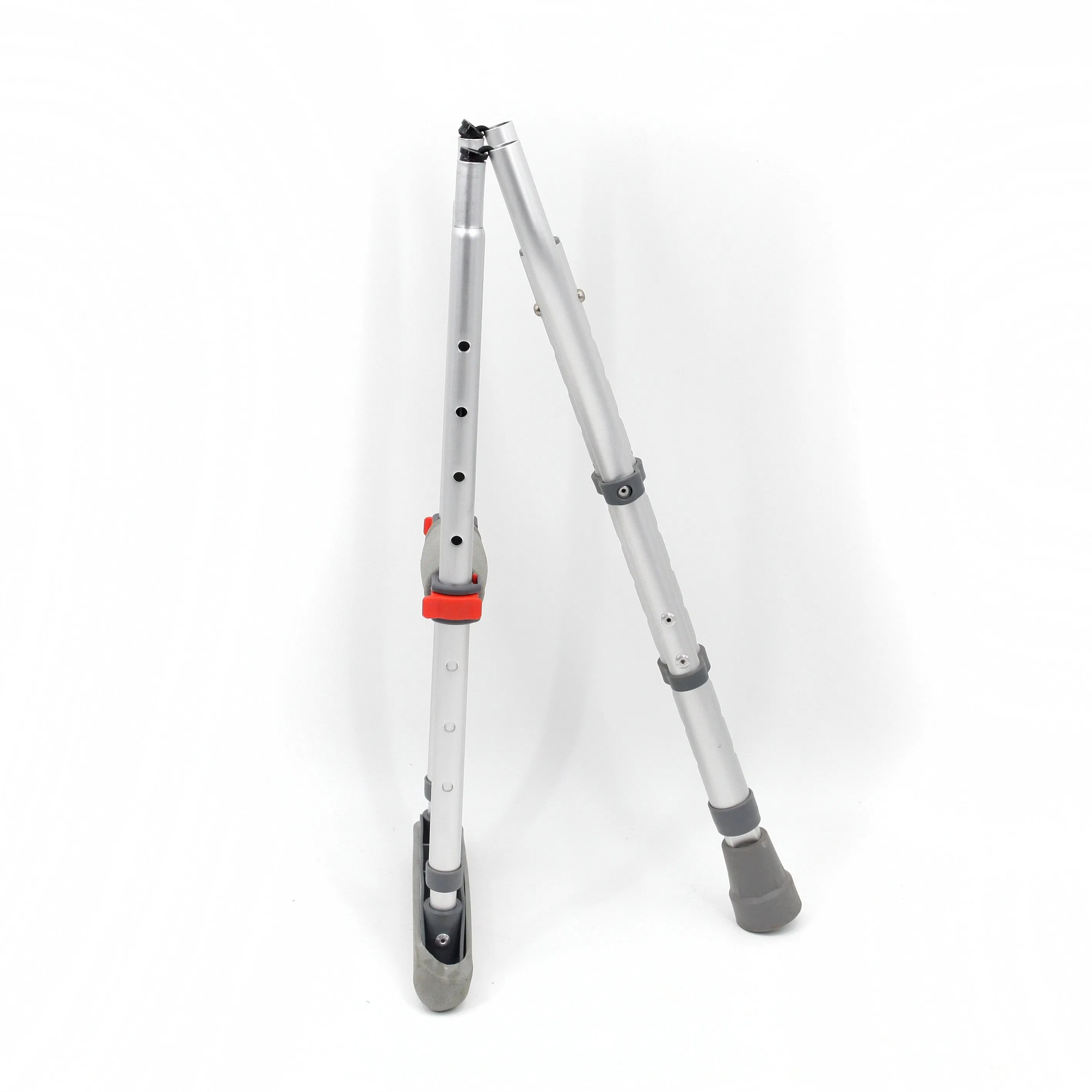 Folding Aluminium Underarm Crutch, Size 3 in 1, Leg and Handle Height Adjustable