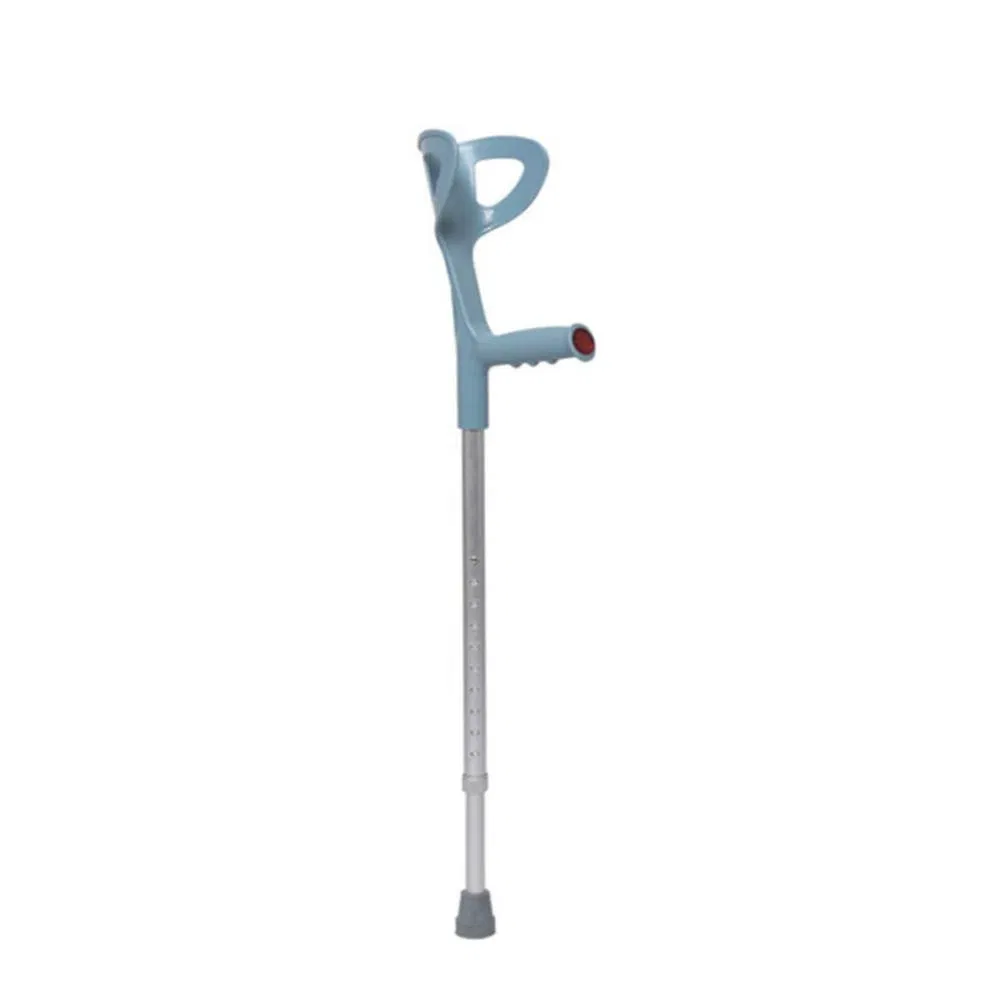 Medical Supplies Aluminum Alloy Adjustable Folding Medical Portable Elbow Forearm Crutch for Disabled People