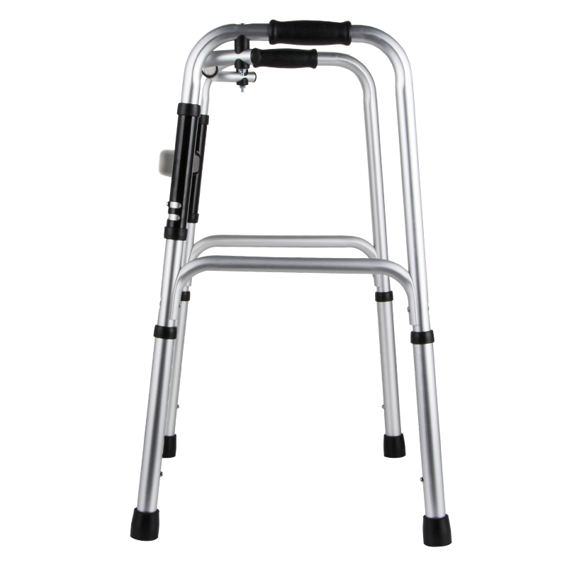 Dl-7011 Rehabilitation Training Walking Mobility Frame 4 Leg Folding Medical Walker