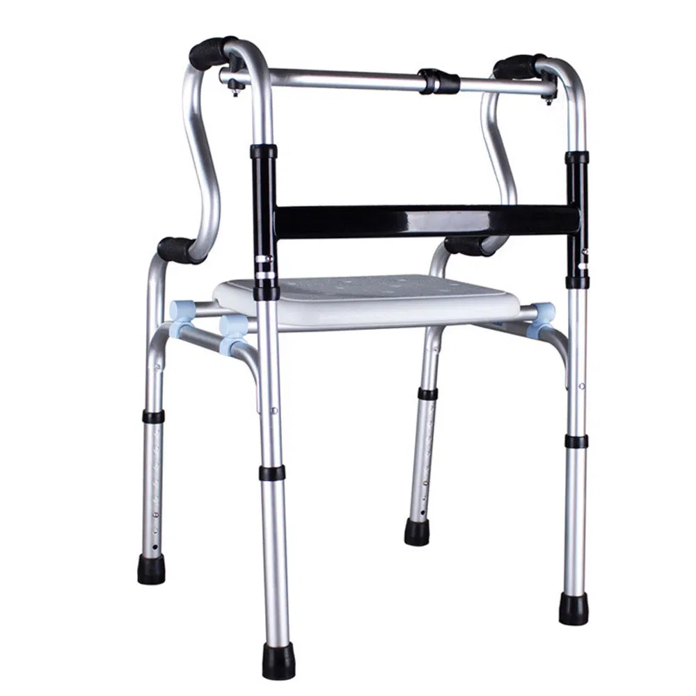 Reciprocal Swing Walker Mobility Walking Aids Foldable Aluminium