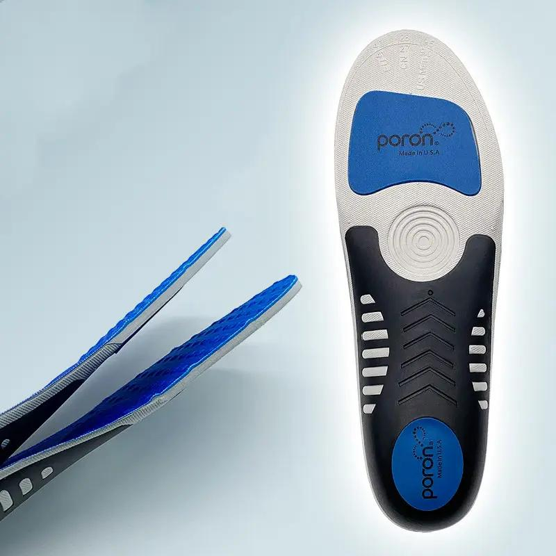 Custom EVA High Elastic Shock Absorption Breathable Sport Insoles