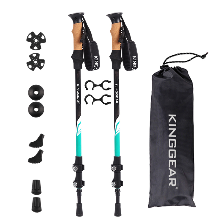 Hiking Stick Telescopic Trekking Poles Multi-Functional Folding Walking Sticks