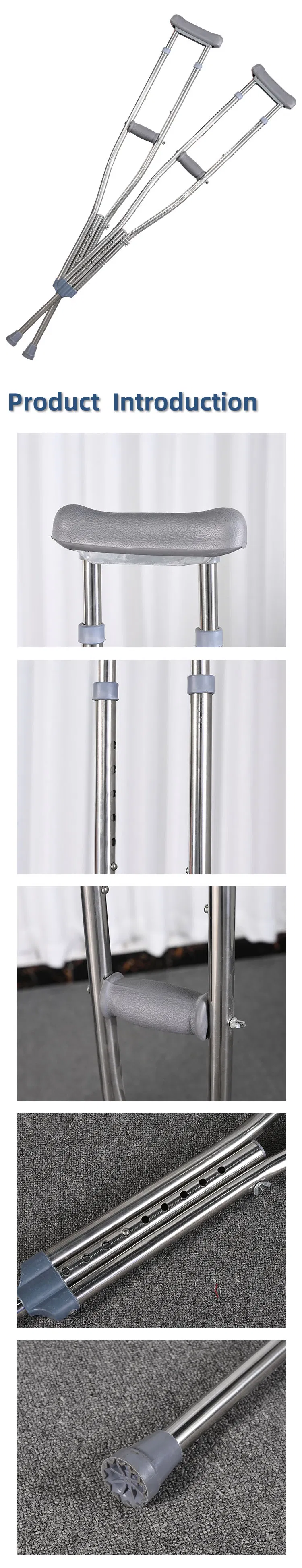 Medical Adjustable Underarm Crutch Detail 5