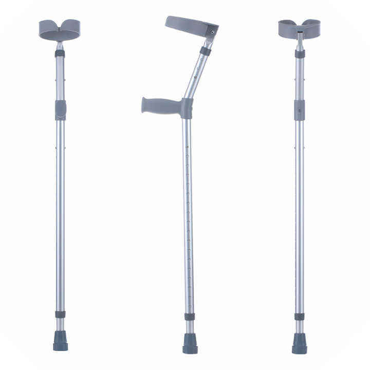 Rehabilitation Old Man Walking Stick Aluminum Alloy Forearm Crutch Cheap Elbow Cane