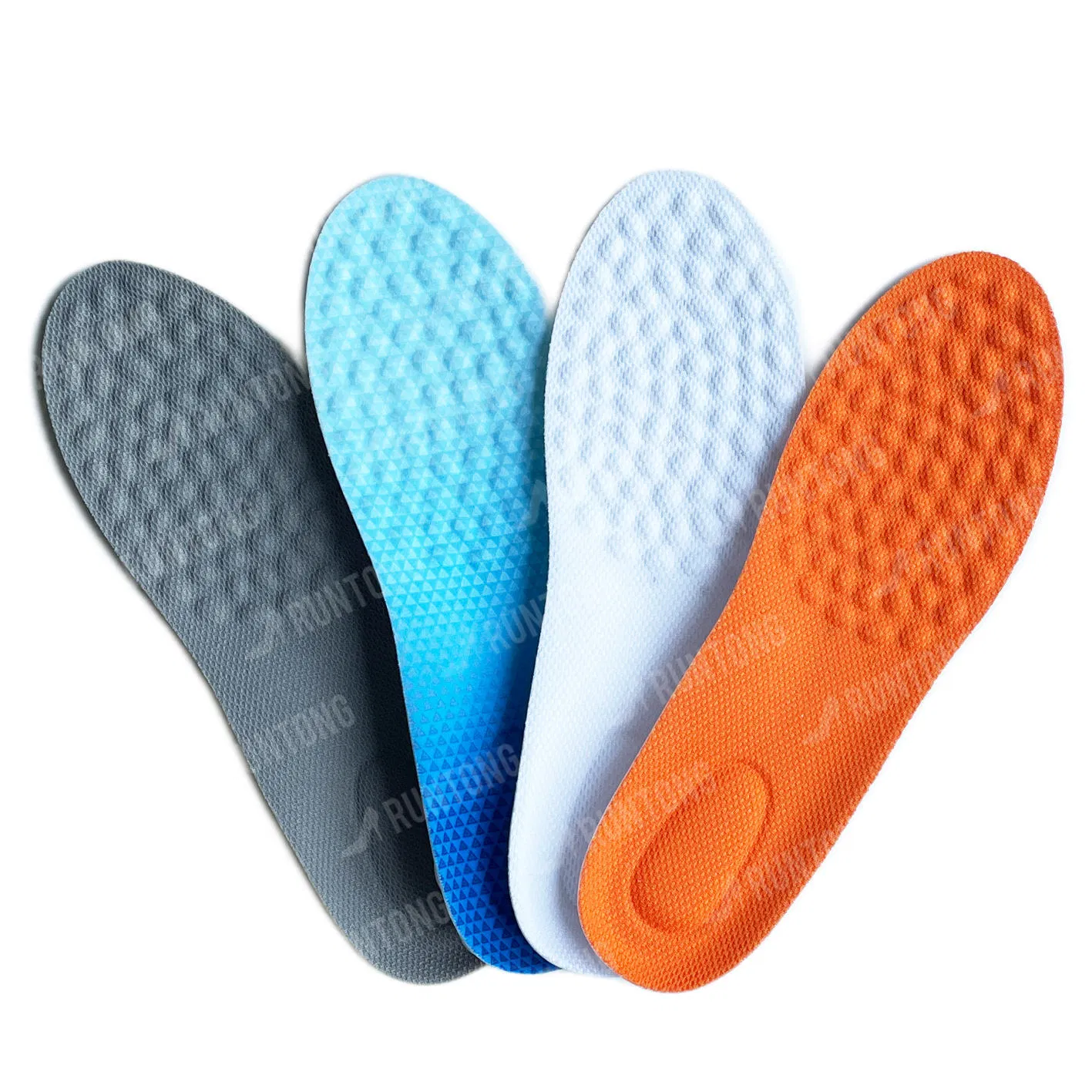 4D Cloud PU Shoe Insert Soft Shock Absorption Comfort Insoles