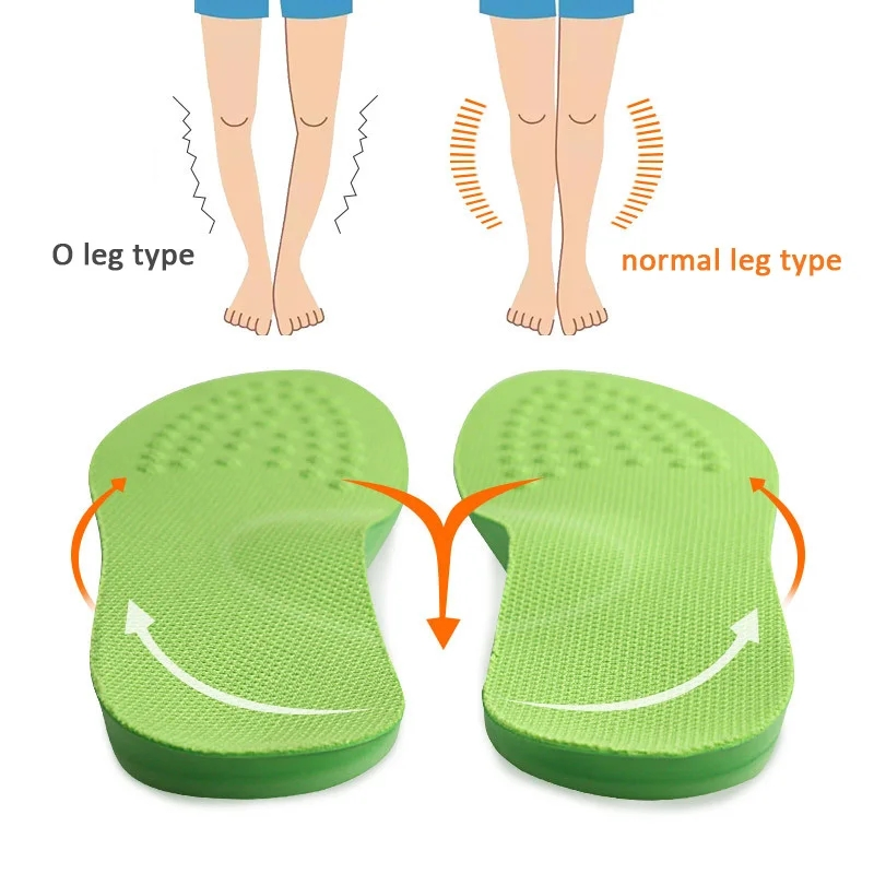 Arch Support Flat Feet Insoles Orthopedic O Leg Orthotics Insole