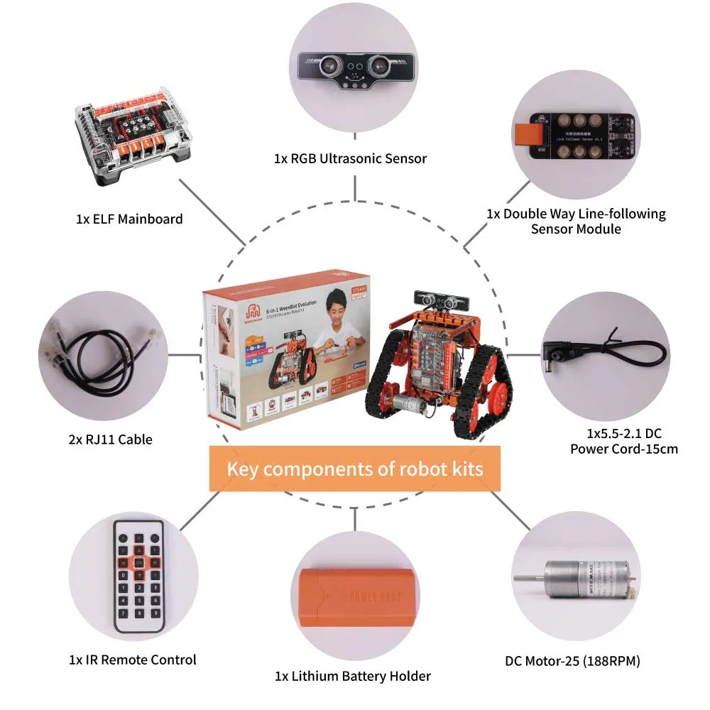 Robust Metal DIY Robot Maker Project Laboratory Gear Advanced Teaching Programming Aid