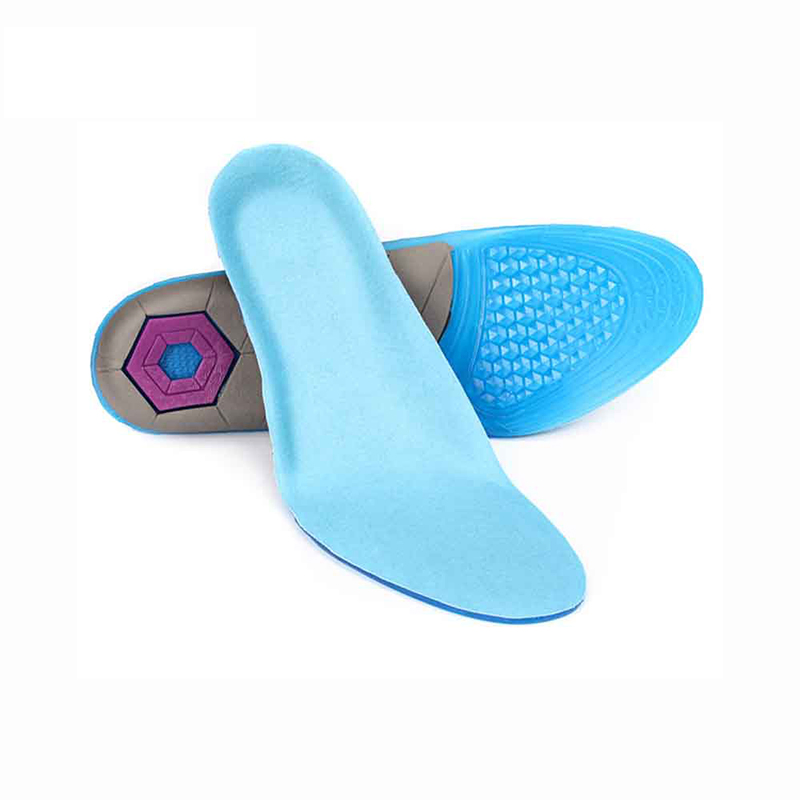 Copper Infused Compression TPE Sillicon Gel Shock Absorption Sports Protection Feet Protection Insole