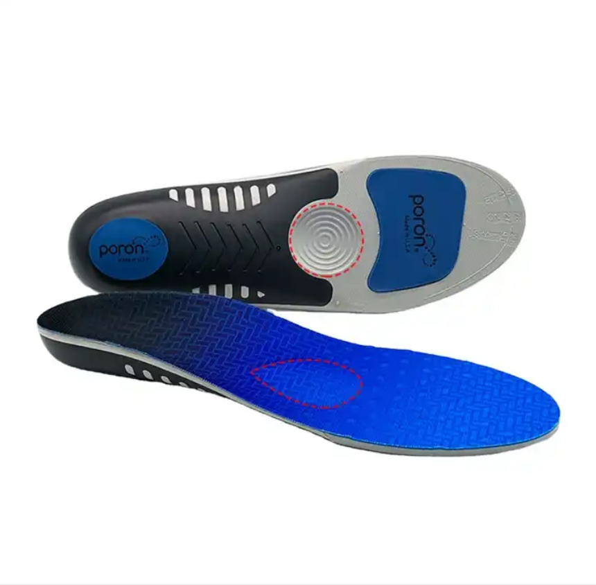 Custom High Arch EVA Sport Orthopedic Insoles Shock Absorption &amp; Breathability Comfortable for Active Lifestyle