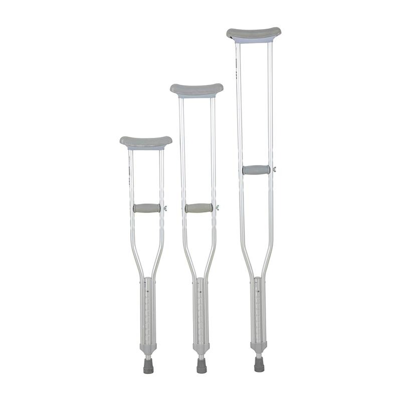 Arm Walking Cane Stick Lightweight Aluminum Axillary Crutches, L Type