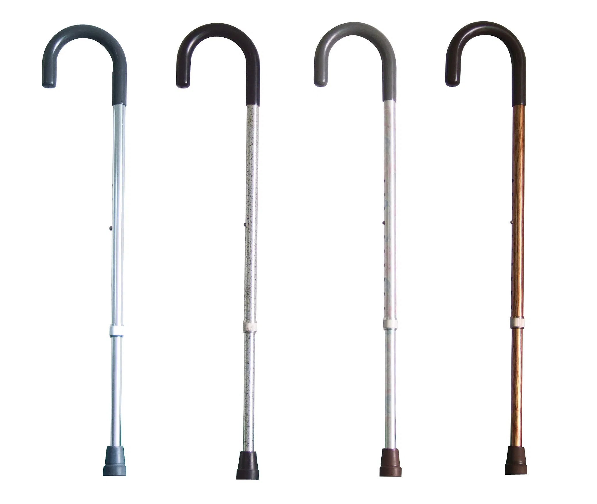 Aluminium 4 Legs Cane, 3 Legs Cane, Alloy Lightweight Foldable Walking Stick Cane Prices and Adjustable Colorful Cane for Disabled