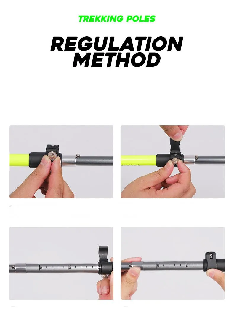 Outdoor Hiking Stick Folding Trekking Pole