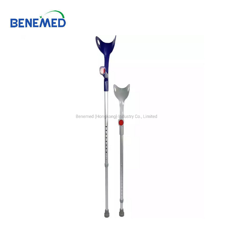 Medically Adjustable Aluminum Forearm Walking Elbow Crutches