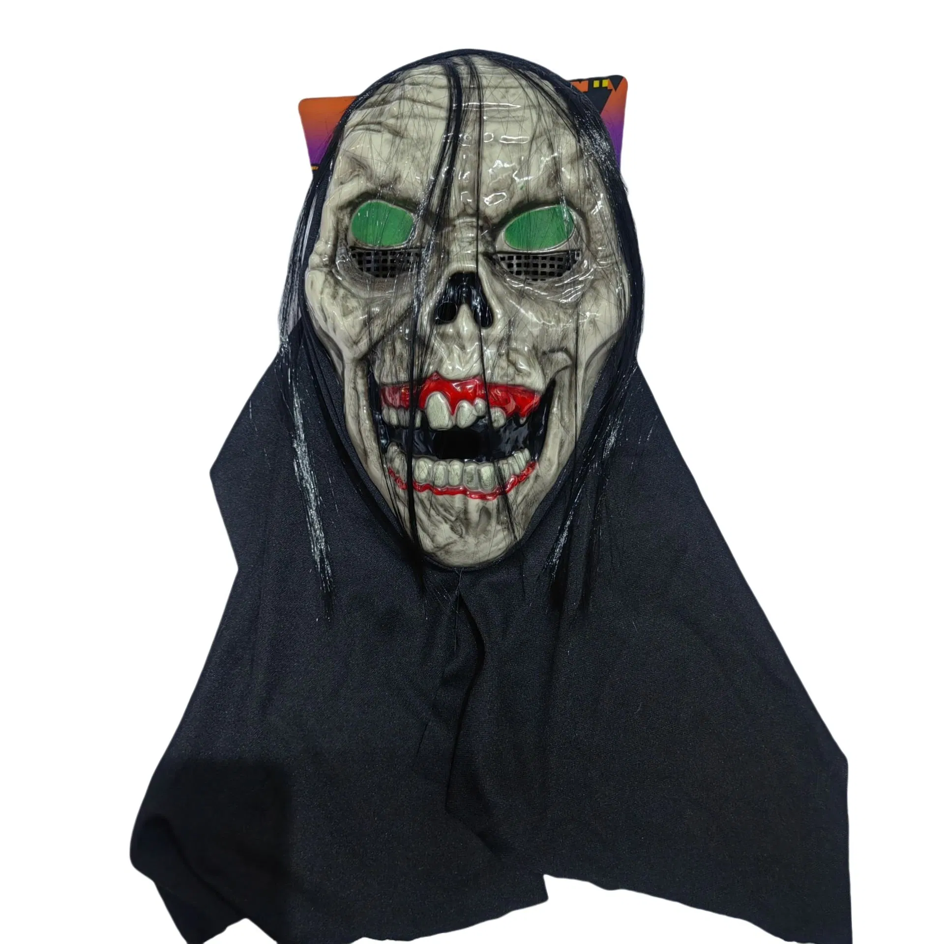 Customized Wholesale Hot Sale Holiday Party Scary Makeup Mask Trickster Grimace Scarecrow Nun Headgear