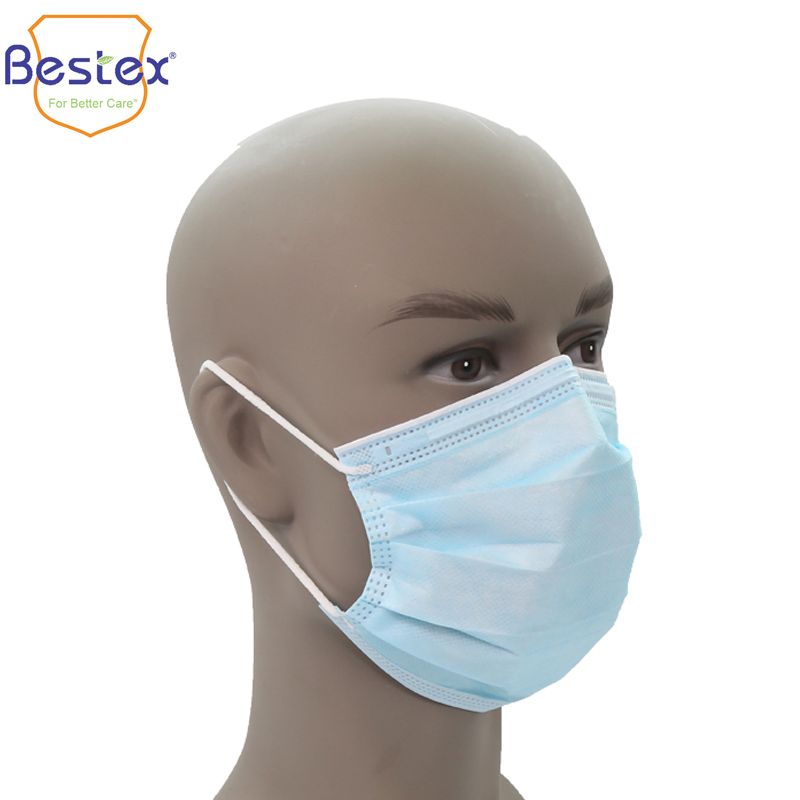 Custom Medical Surgical Hospital Disposable 4ply Face Mask