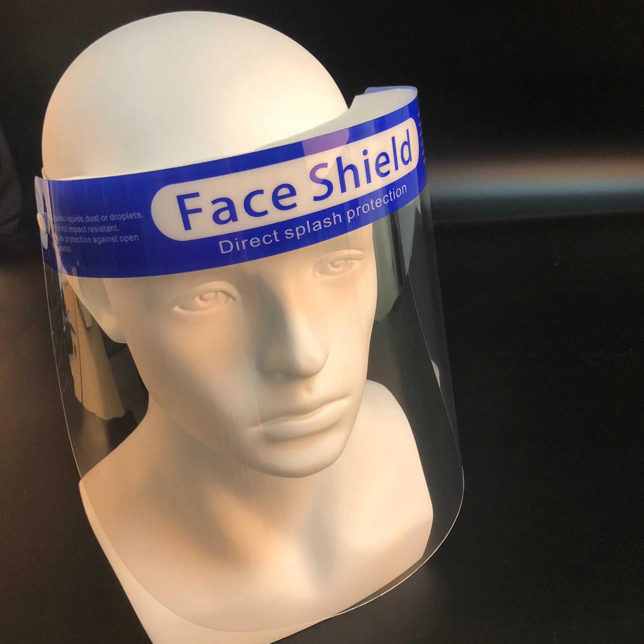 Professional Factory Wholesale Price Anti Fog Splash Proof Pet Anti Droplet Face Shield Plastic Face Mask with Transparent Shield