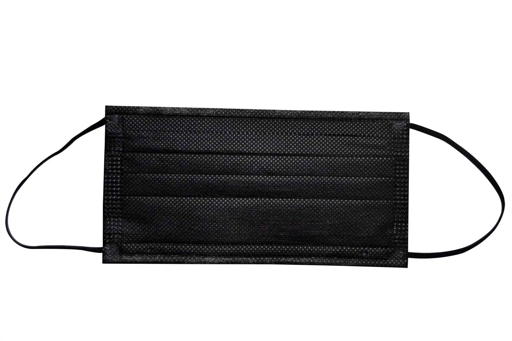 100% Promotion 3 Ply Non-Medical Black Color Anti Dust Polution Fog Non-Woven Melt-Blown Elastic Ear Band Disposable Breathable Adult Protective Face Mask