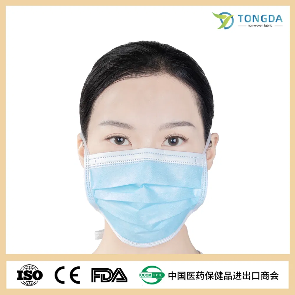 Disposable Earloop Medical Mask with High Quality EN14683 Type IIR mask