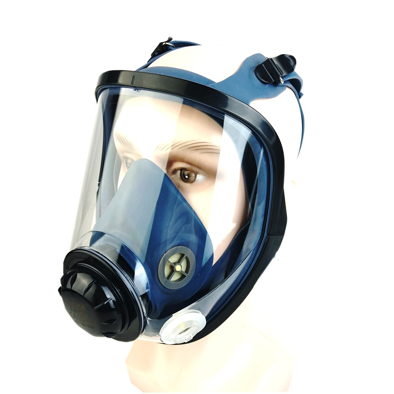 Full Respirator Mask En136 Certification Dual Active Filtering Safety Respirator Face Masks