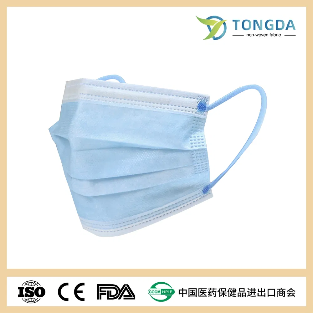 Disposable Fluid Resistant Type Iir Medical Face Mask en14683 face mask