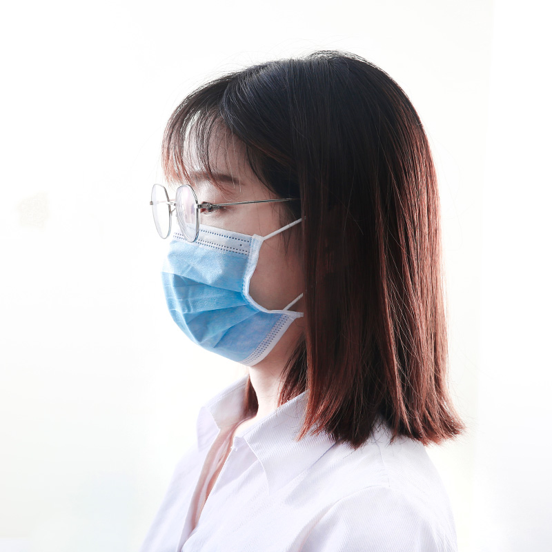 Factory Price Disposable Face Mask Single Use Face Mask with Flat Earloop