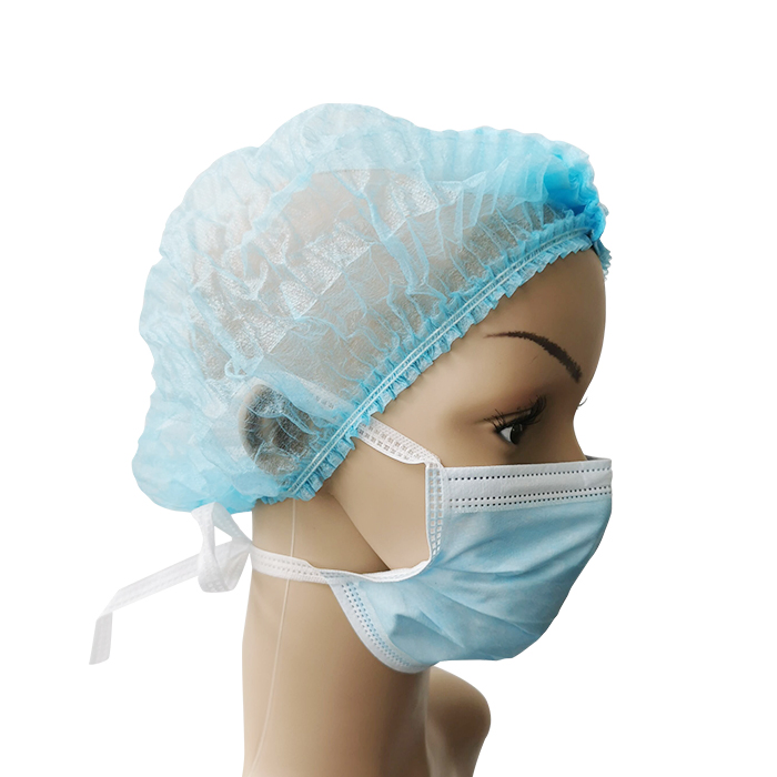 CE Type Iir En14683 Disposable Non Woven Theatre Medical Procedure Surgical Face Mask with 4 Straps for Hospital Doctor