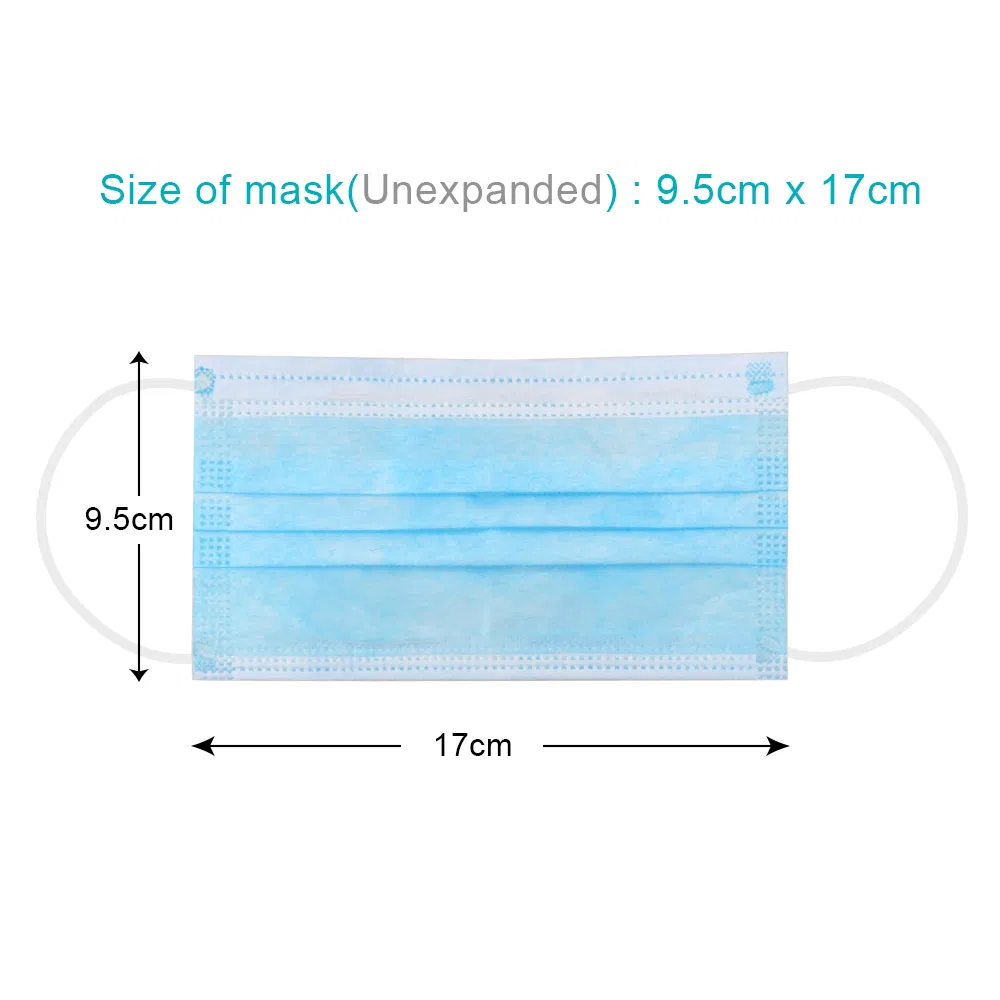 Face Mask Protects Nose and Mouth Against Fluids, Fluid-Resistant Mask