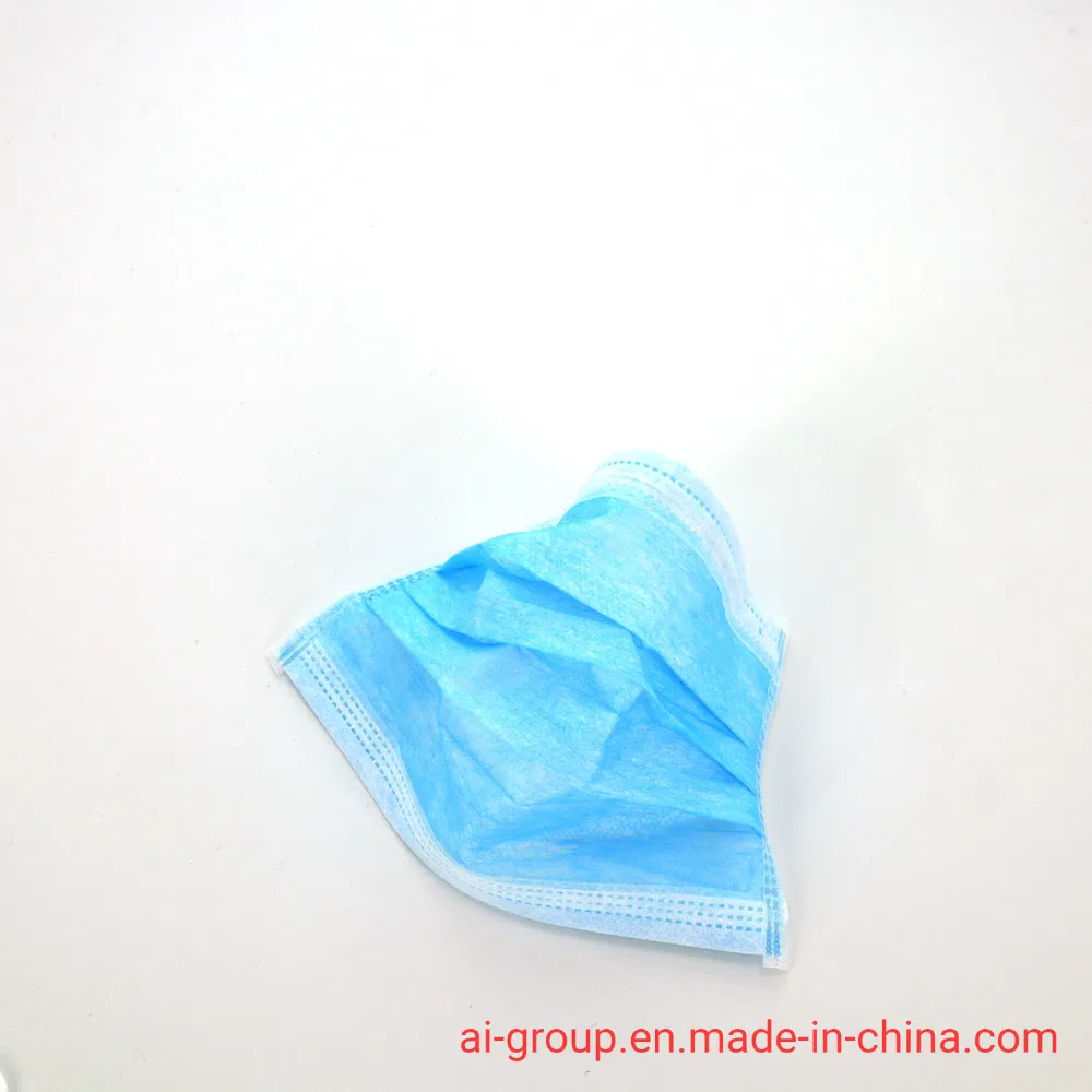 Disposable Masks Face Non Woven 3 Ply Virus Protective Face Mask with Earloop