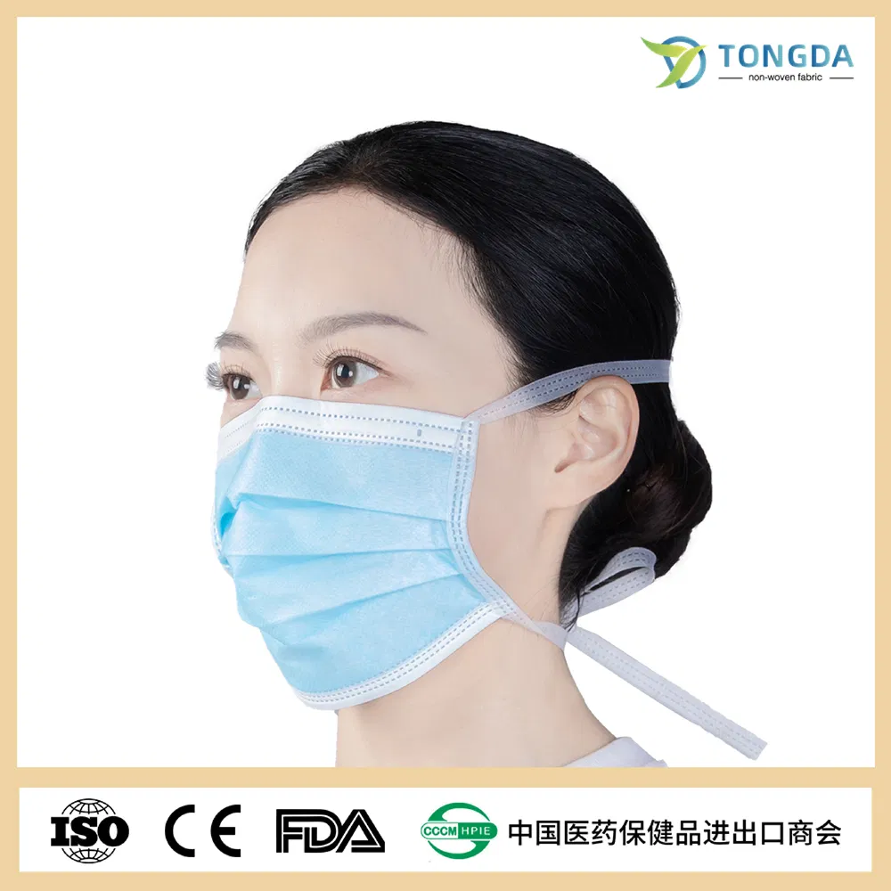 Disposable Earloop Medical Mask with High Quality EN14683 Type IIR mask