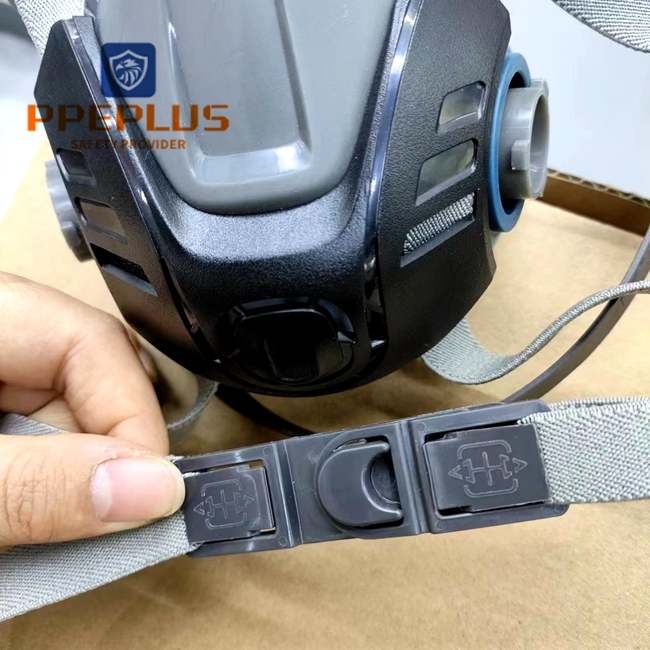 Factory Wholesale Cheaper Gas Mask Chemical Respirator with Double Filters