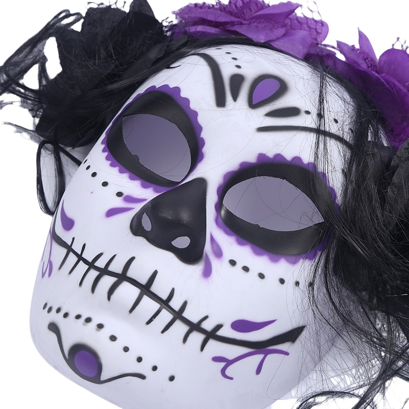 Halloween EVA Skull Mask Party Makeup Ball Dress up Festival Props