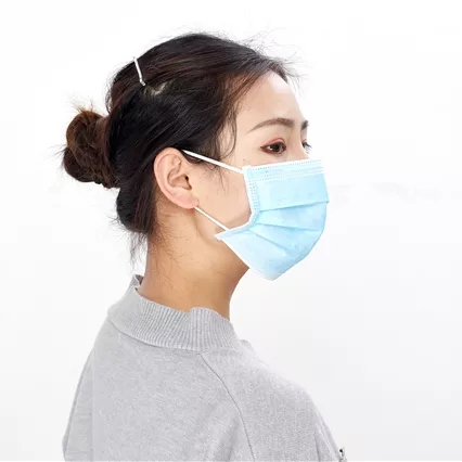 Factory Type Iir Disposable Non-Woven 3ply Dental Medical Face Mask with Individually Wrapped