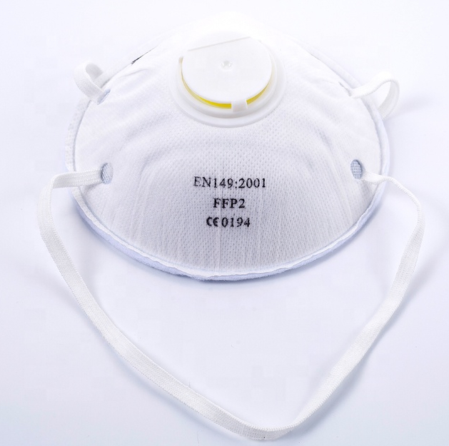 High Quality Daily Disposable Antipollution Anti Particulate Respirator Masks Dust Earloop Face Mask with Breath Valve