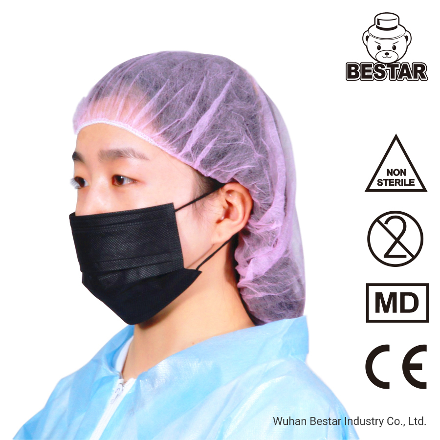 CE Certified Nonwoven Disposable Type Iir En14683 Bfe99% Fluid Resistant Surgical Medical Face Mask with Earloop China