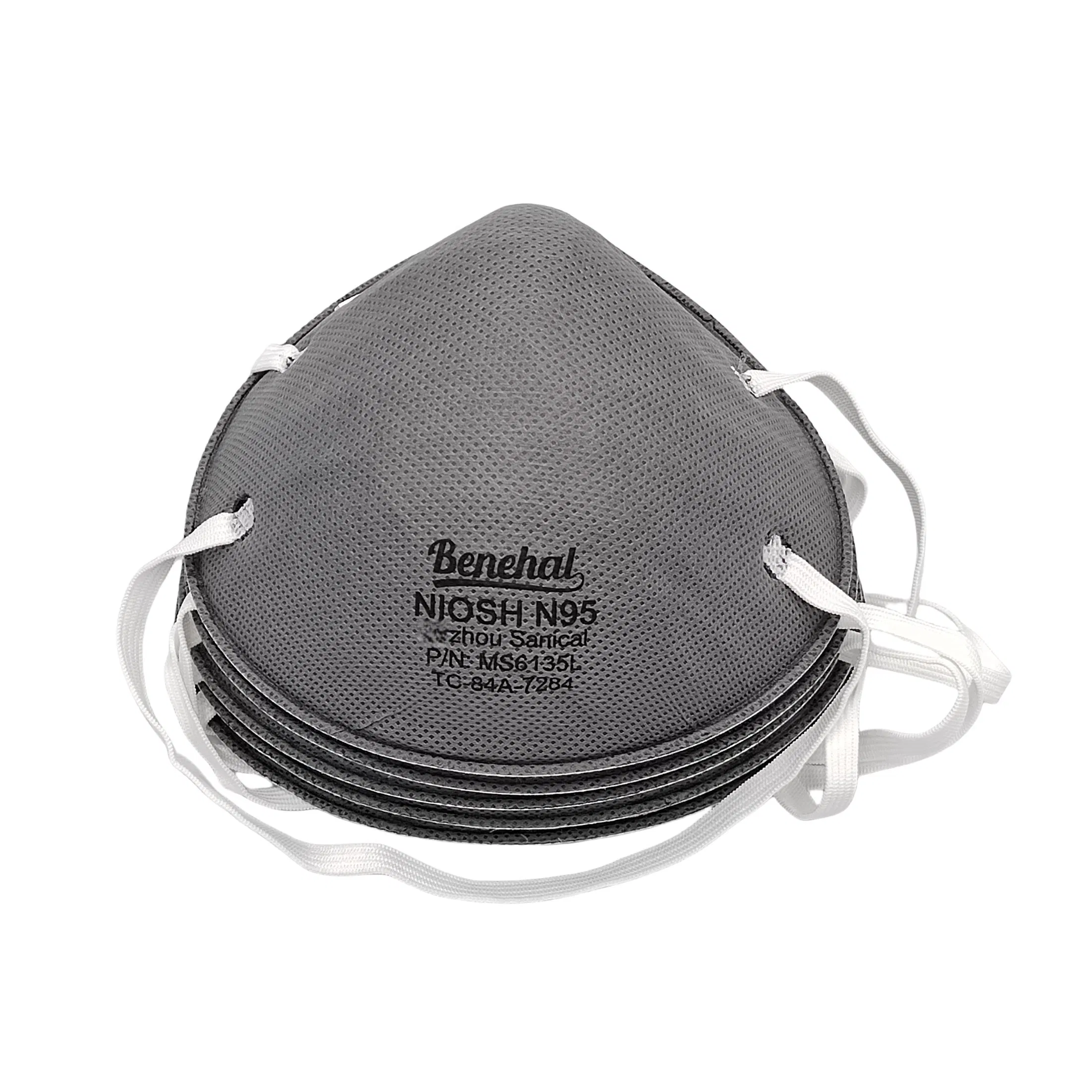 Cup Shaped Mask with Active Carbon Filtering Respirator Face Mask