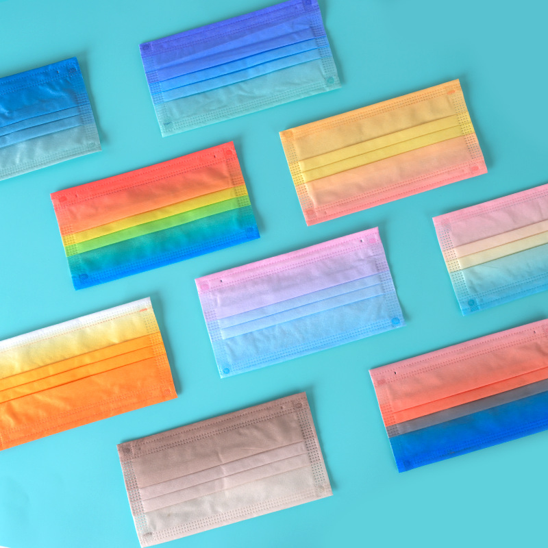 China Factory Sale 3 Ply Nonwoven Face Mask