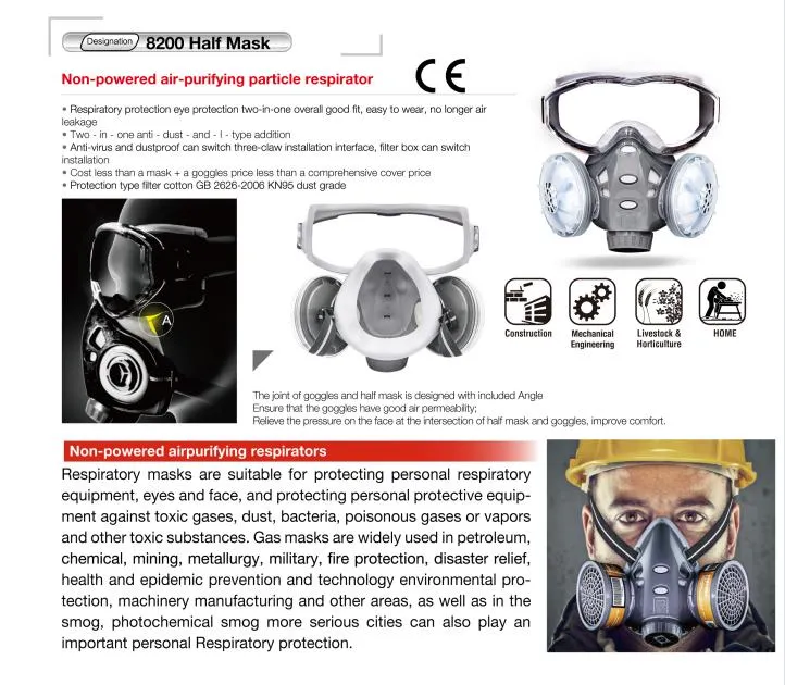 Non-Powered Air Purifying Partical Respirator