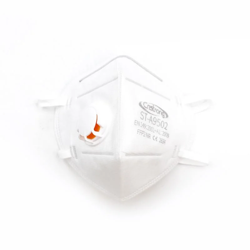 Free Sample Fashionable Disposable Earloop 4 Ply Protective FFP2 N95 Face Mask with Valve