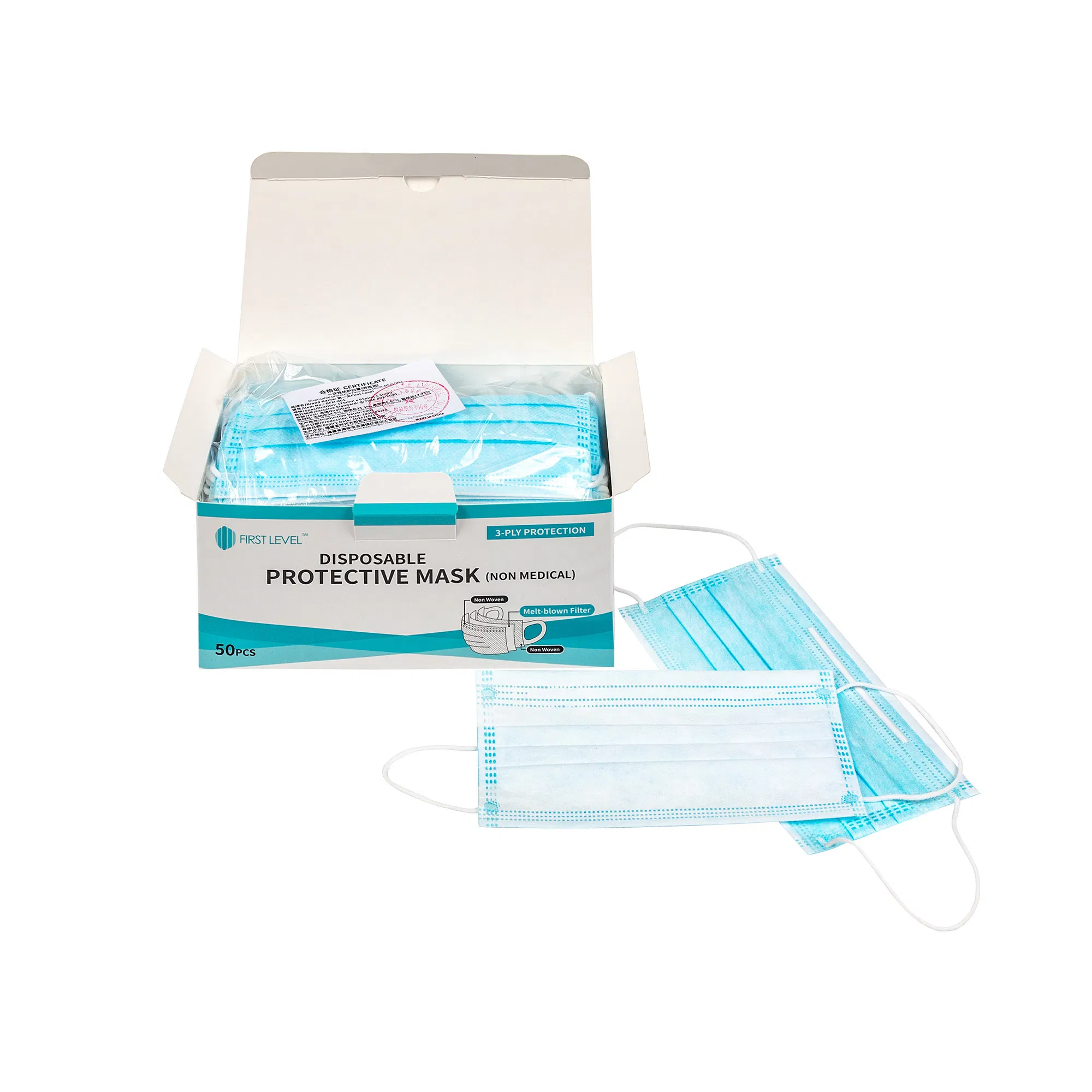 Disposable Pollution Dust Proof Sterile Safety Anti Pm2.5 3ply Face Mask Supplier