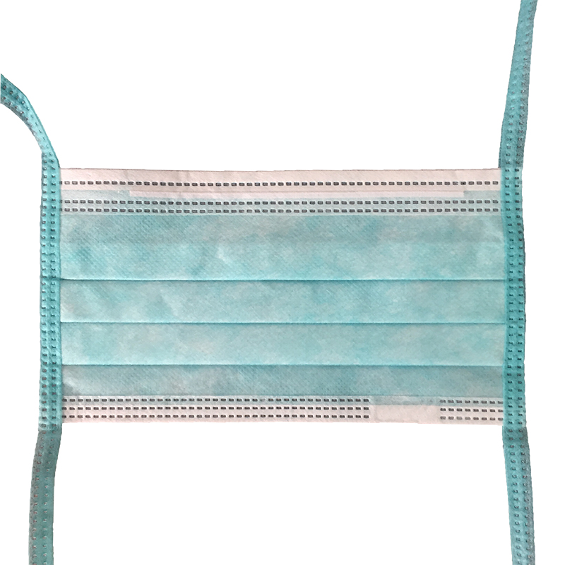 Disposable 3-Ply Non-Woven Dental Surgical Face Mask Tie-on Bands Type II