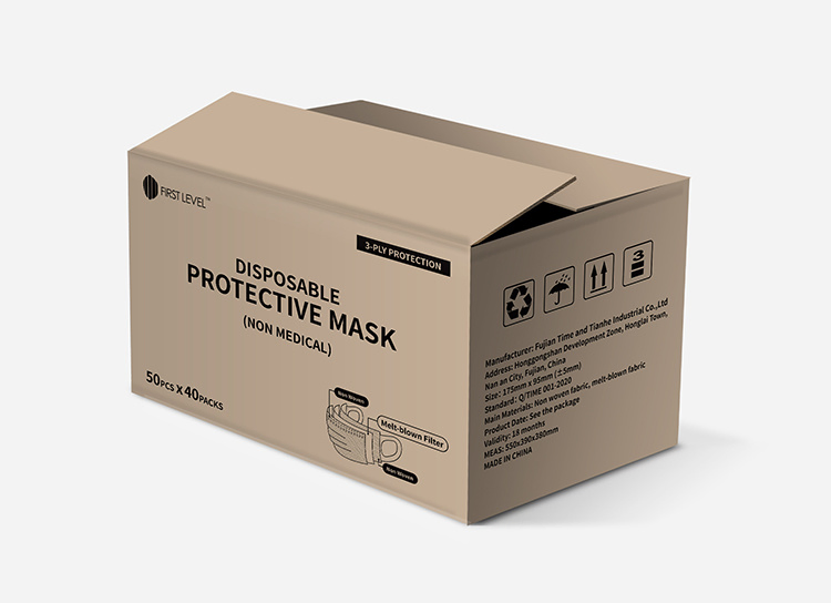 Disposable Pollution Dust Proof Sterile Safety Anti Pm2.5 3ply Face Mask Supplier