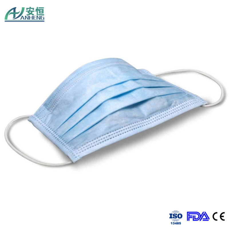 White Disposable Earloop Non Woven Face Mask