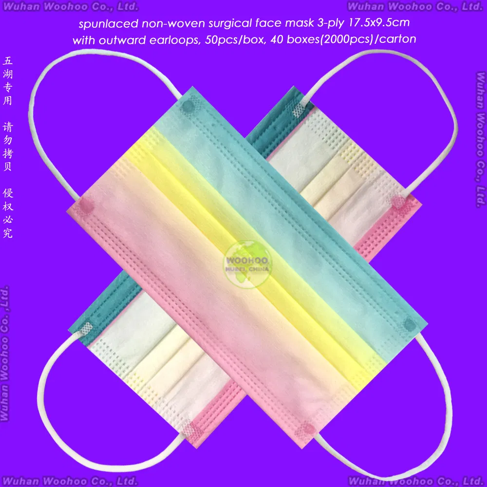 Disposable Spunlaced Non-Woven Face Mask