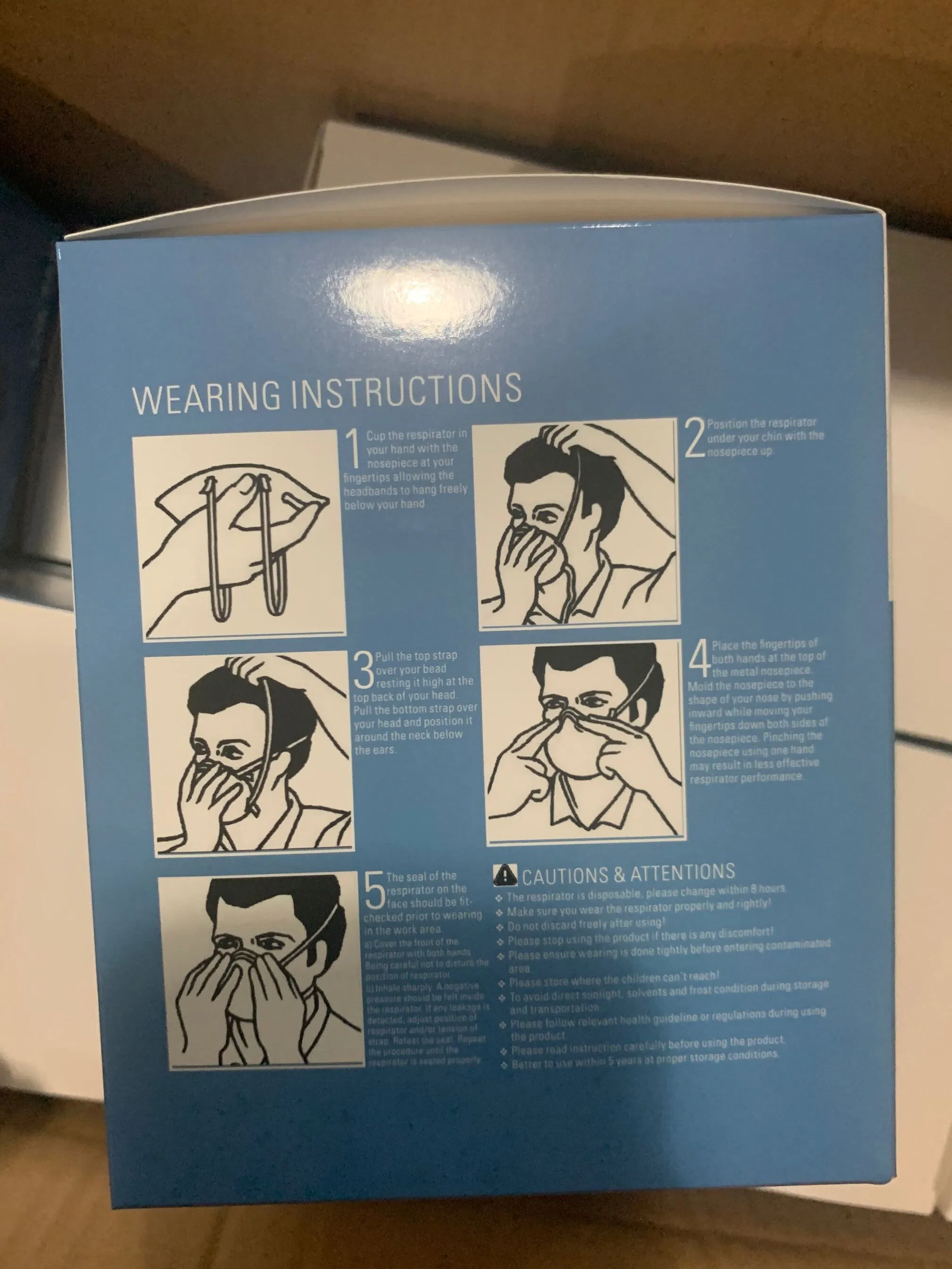 Disposable Cup Shaped Face Mask with Active Carbon Filtering Cup-Shape Mask