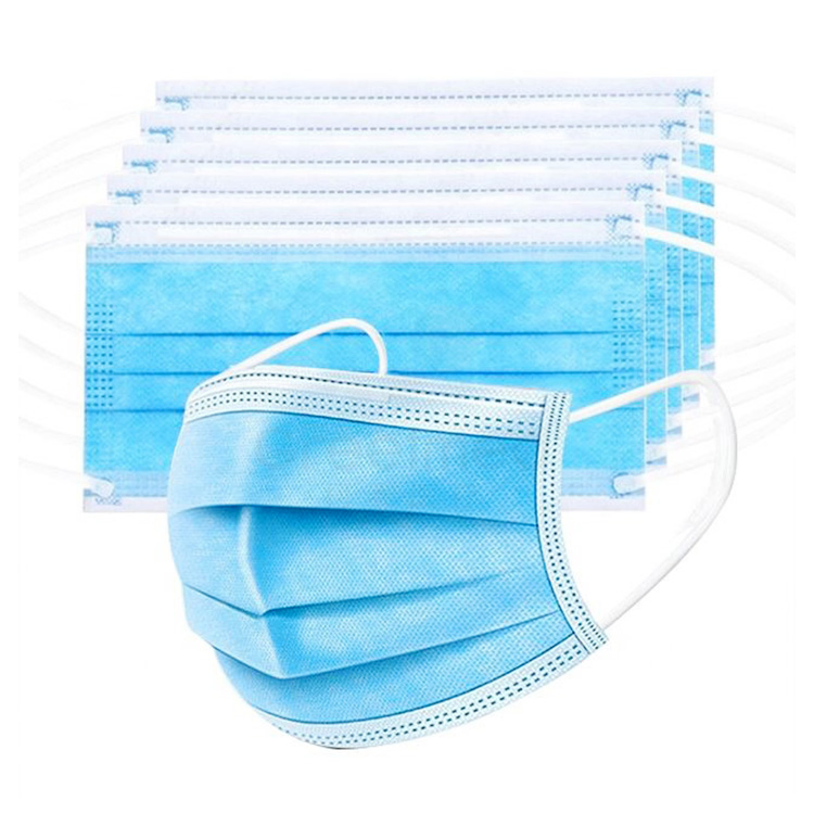 Non Woven Fabric 3 Ply Face Mask Earloop Type Factory Supply Directly