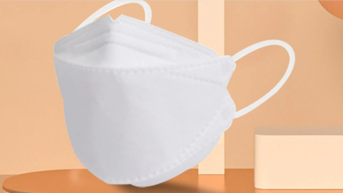 Kf94 Adults Face Mask Disposable Nice Fish Shaped Protective Mask